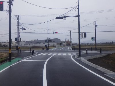 道路改良工（市道三郷線）