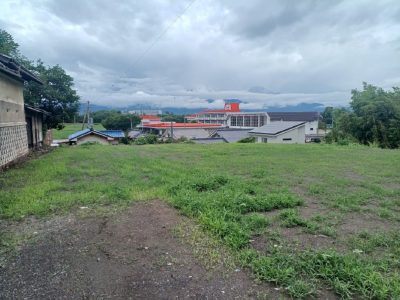 アルプスを一望する立地。篠ノ井線「田沢駅」徒歩3分