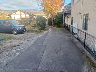 松本市沢村　南道路の閑静な住宅地です。